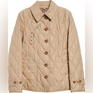 Authentic Tan Quilted Women's Jacket Fernleigh Camel Small